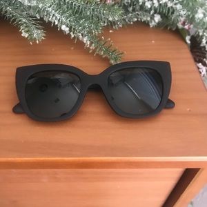 Toms black sunglasses!
